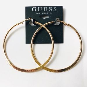 Guess Women’s Cute Fashion Hoops Earrings
